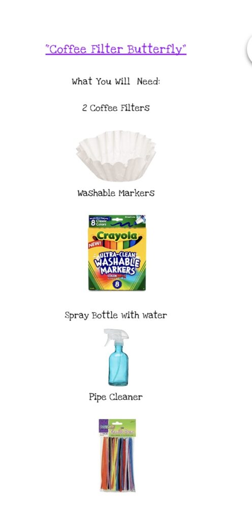 A picture of some supplies for making a homemade spray bottle.